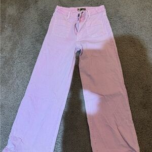 Kut from the Kloth pink Wide Leg Jeans